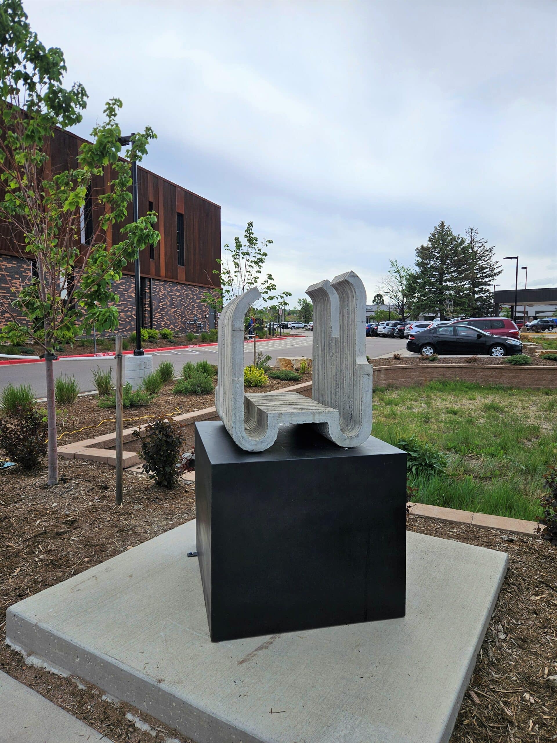 Air Garden I is a sculpture by Steven Buduo that is a cast with high-strength concrete with a rebar armature throughout its core.